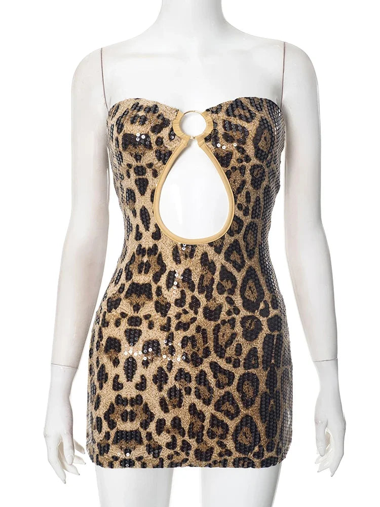 Wild Heat Strapless Mini