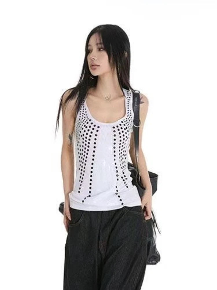 Chrome Halo Rivet Tank