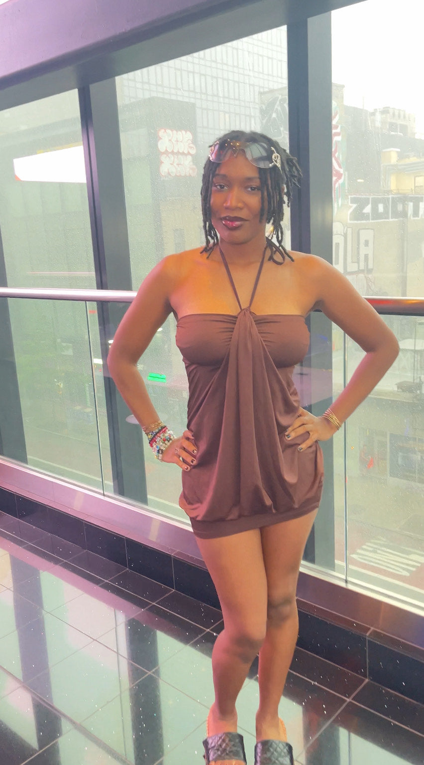 Vixxxen Mini Halter Dress