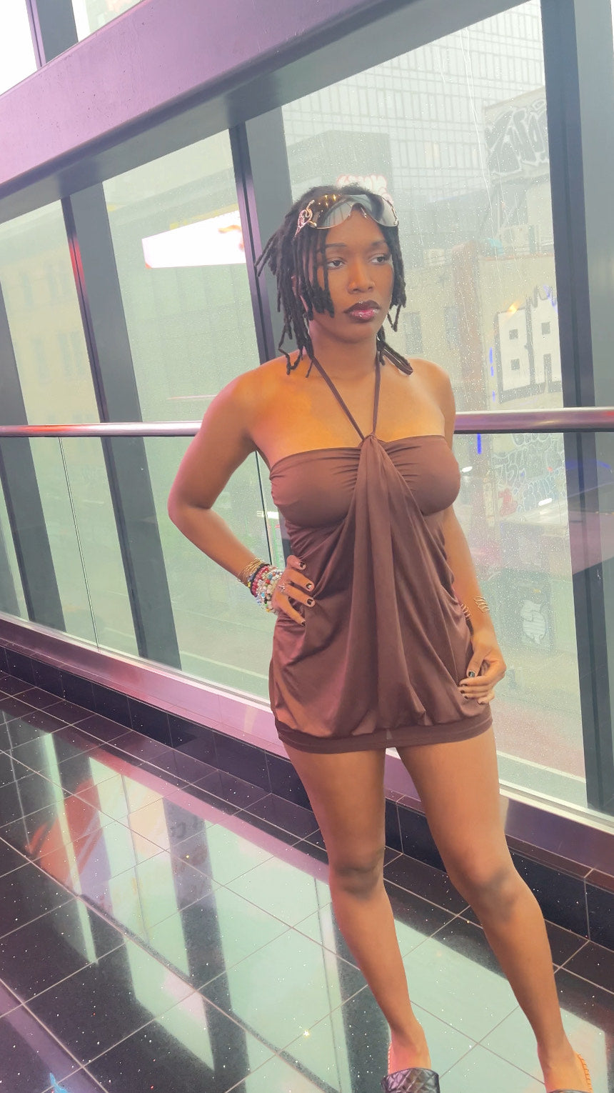 Vixxxen Mini Halter Dress