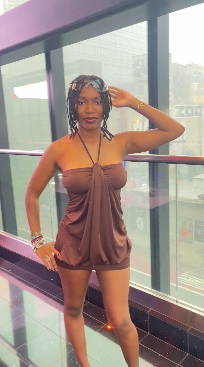 Vixxxen Mini Halter Dress