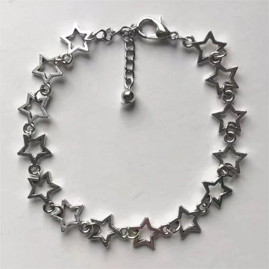 Star Charm Link Chain Bracelet