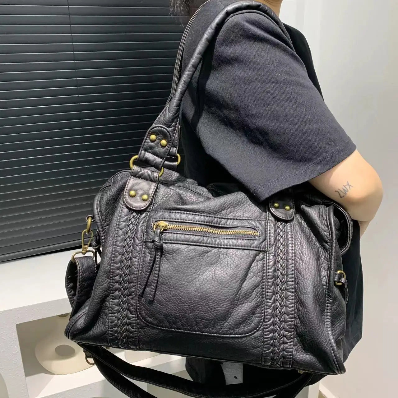 Asphalt Rider Moto Shoulder Bag