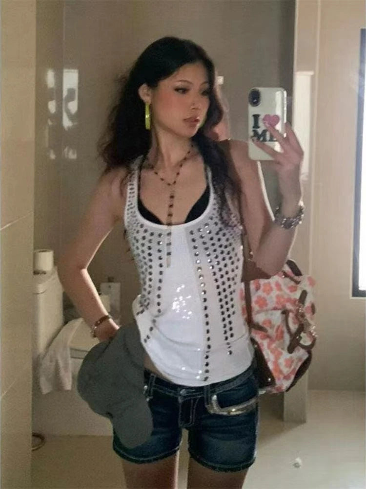 Chrome Halo Rivet Tank