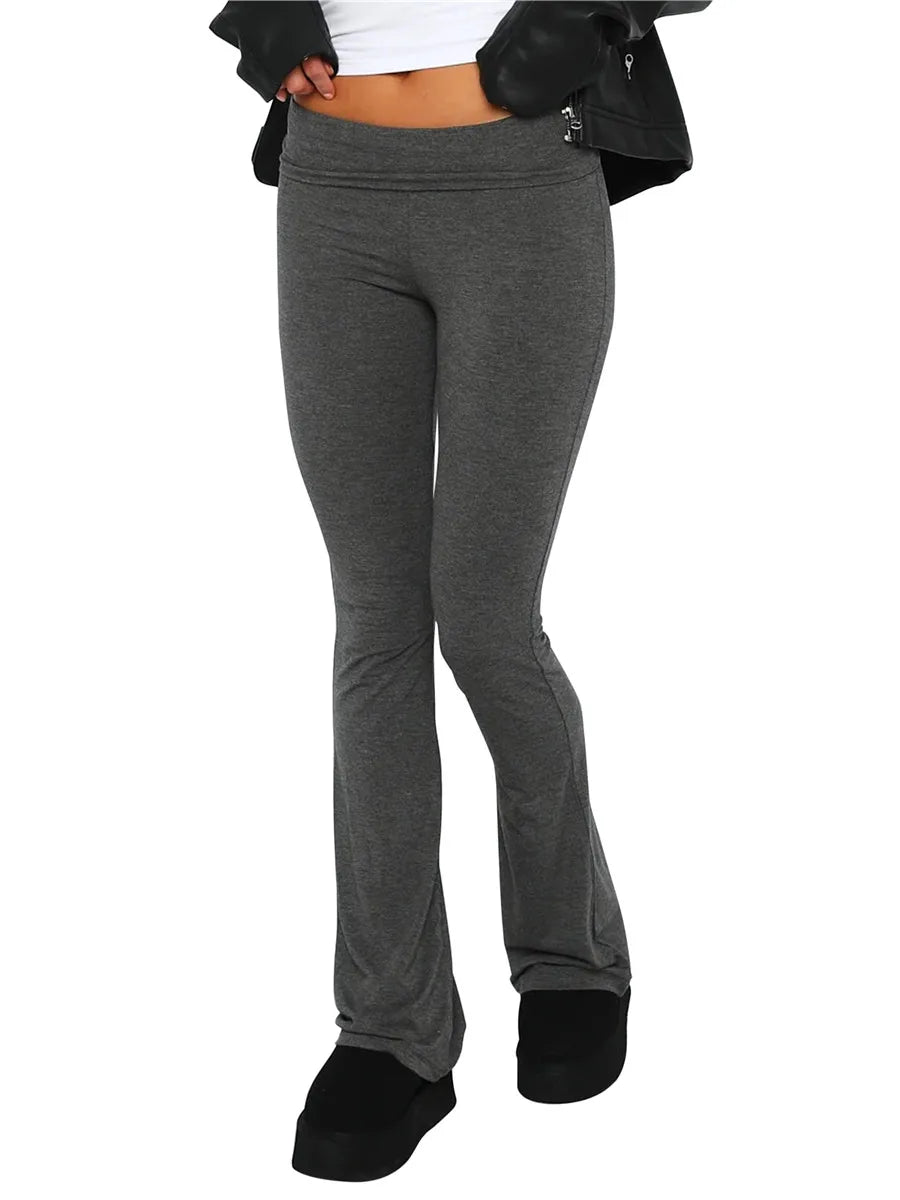 Everyday Flare Fold-Over Leggings