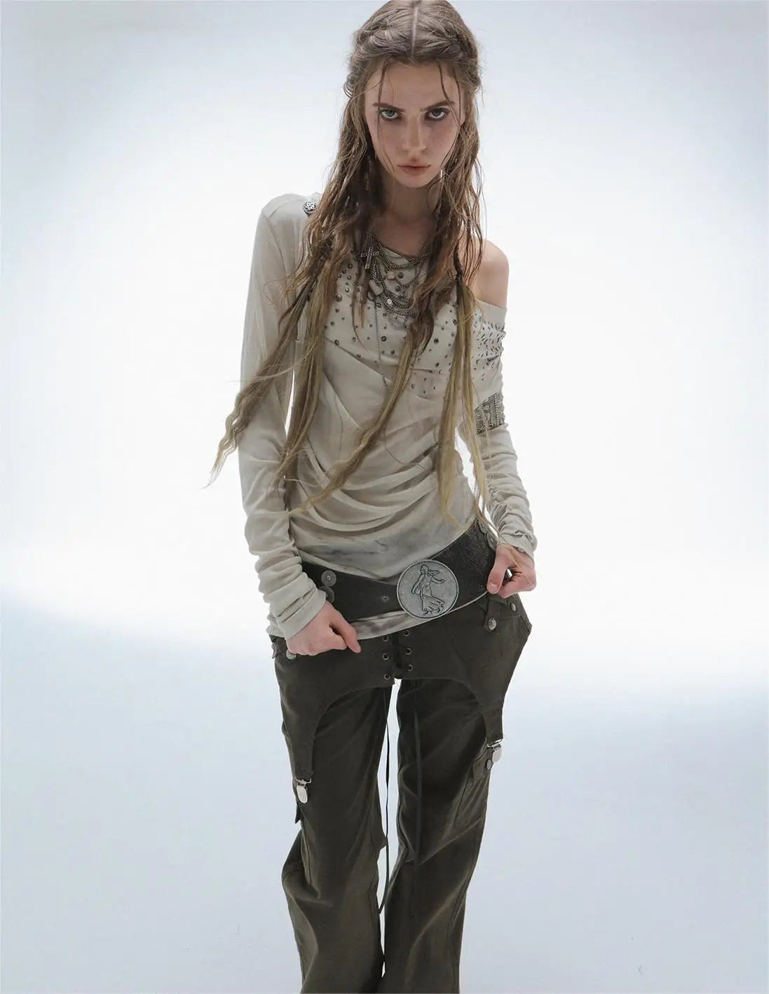 Club Decay Shaggy Knit Top