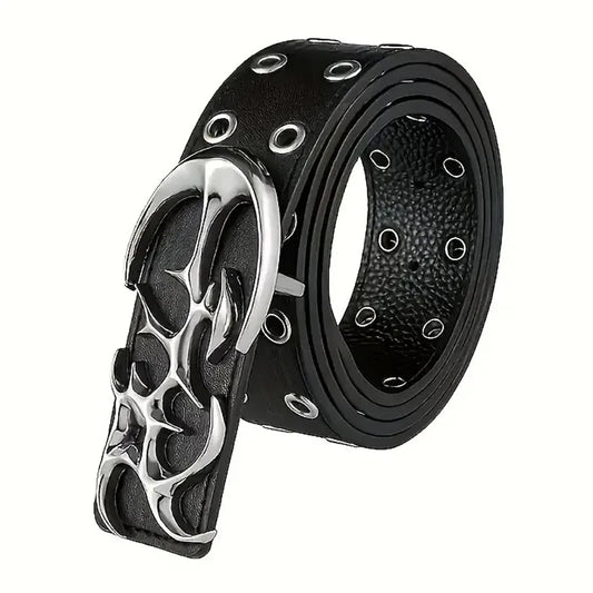 CyberSigil Leather Belt