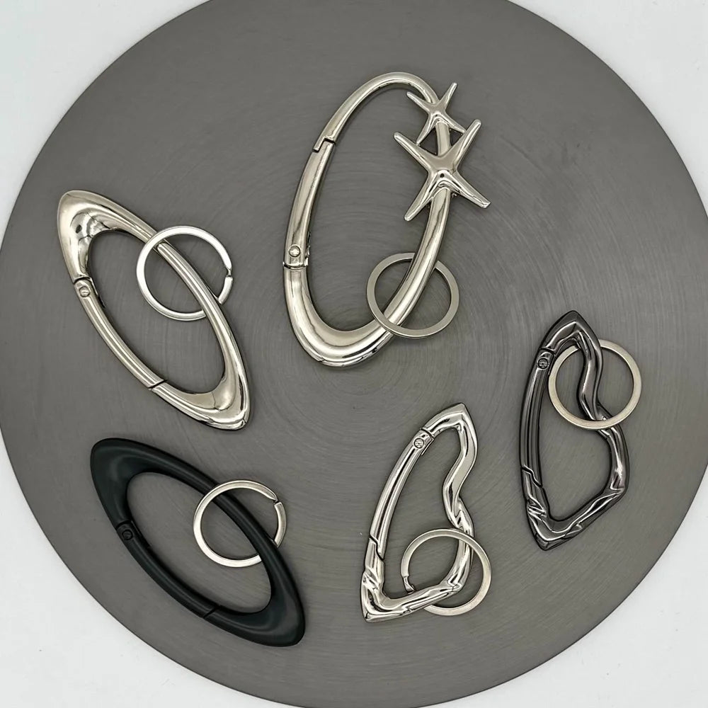 Cosmic Halo Punk Keychain