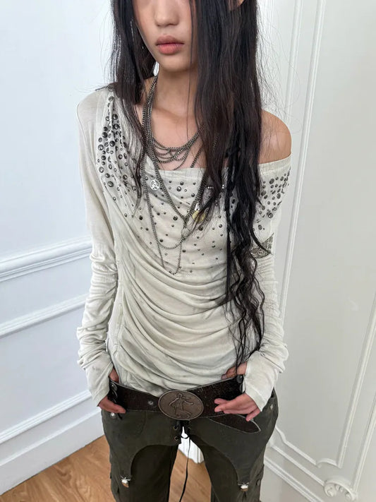 Club Decay Shaggy Knit Top