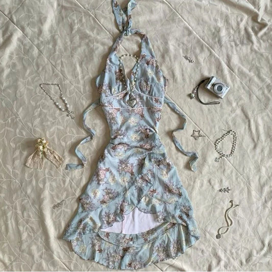 Spring Fae Halter Top Dress