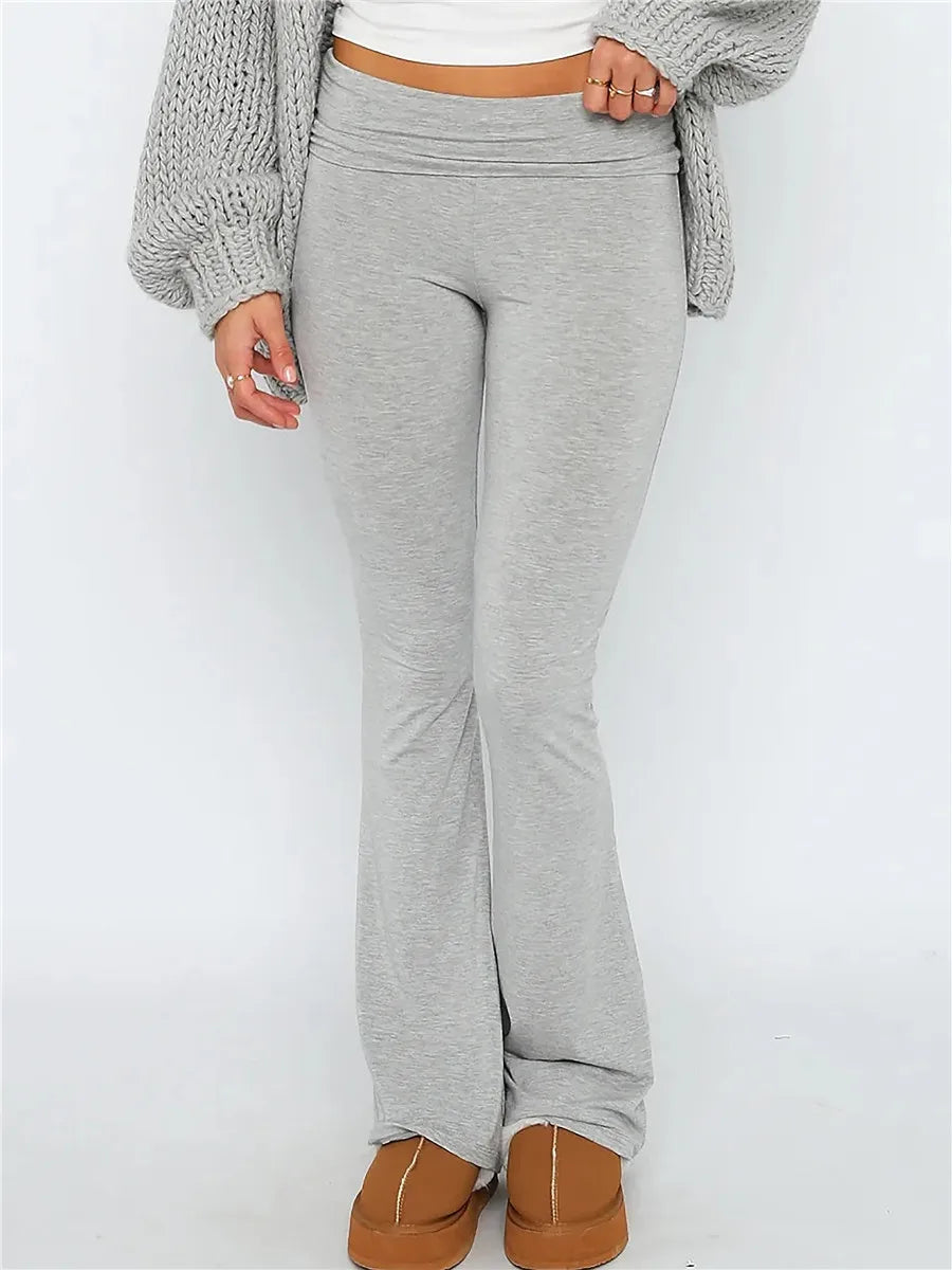 Everyday Flare Fold-Over Leggings