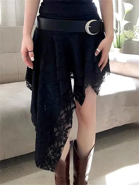 Aria Lace Midi Lace Skirt