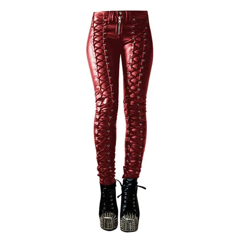 Wicked Lattice Pleather Pants