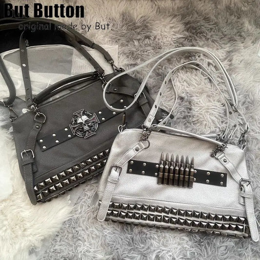Gunmetal Death Grunge Shoulder Bag