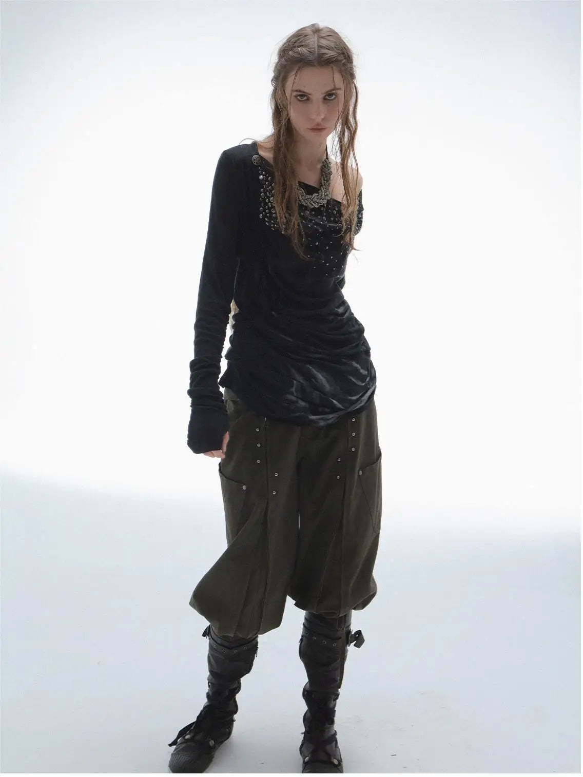 Club Decay Shaggy Knit Top