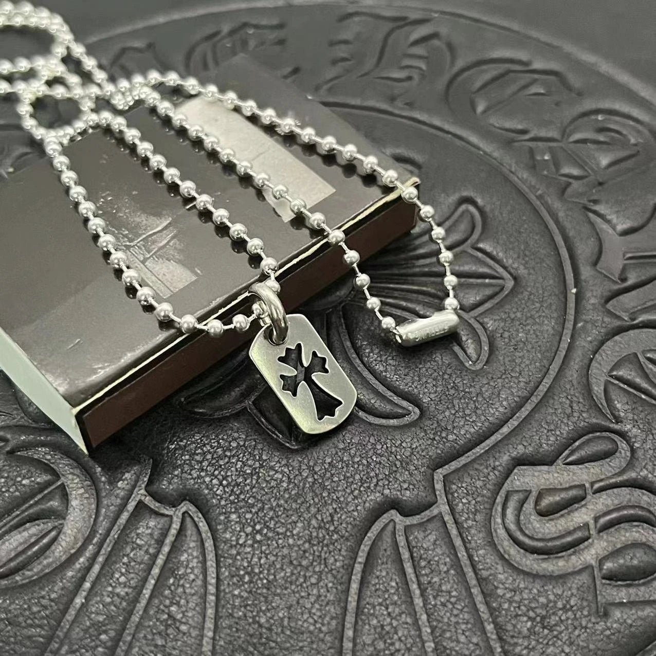 Crossfire Mini Tag Necklace