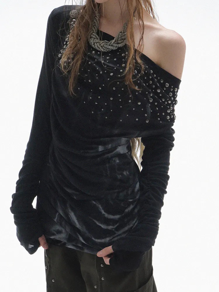 Club Decay Shaggy Knit Top