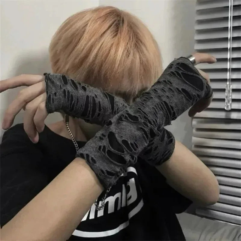 Distressed Grunge Gloves