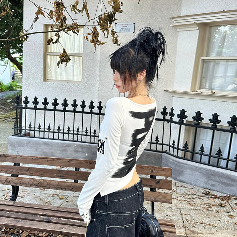 Poisonous Retro Print T-shirt