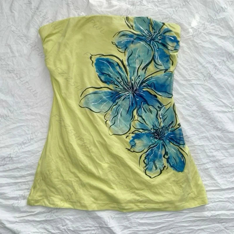 Morning Bloom Tube Top