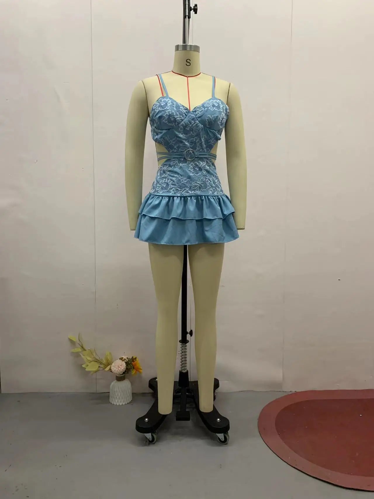 Midnight Sun Ruffle Dress