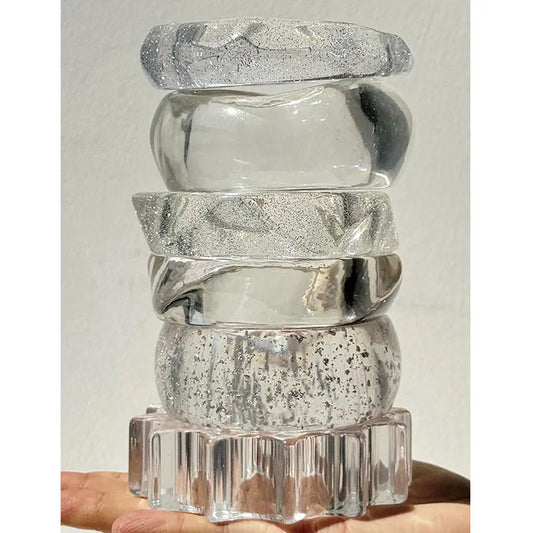 Alien Twisted Irregular Transparent Bracelet